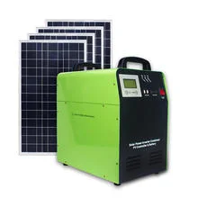 Puissances de banque avec panneau solaire 300W 500W 1000W 2000W Centrales électriques portables Générateur solaire 5kw Générateur solaire portable à onde sinusoïdale pure